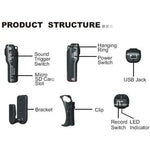 MD80 3 in 1 Mini Digital VIDEO Camera Camcorder POCKET DV with 720*480 pixels, Viewing Angle: 60 Degree - Trustpick