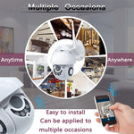 PTZ Control 355 Degree Rotation Infrared WiFi Smart Dome Camera, Two - Way Voice Intercom Monitor - Trustpick