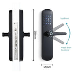 S011M Multi - functional Automatic Fingerprint Lock Hotel Apartment Intelligent Electronic Swipe Password Lock - Trustpick