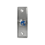 S28 Stainless Steel Narrow Strip Self - reset Electronic Access Control System Switch Out Button - Trustpick