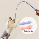 Silicone Teasing Pole Mouse Tail Cats Self - Exciting Toys - Trustpick