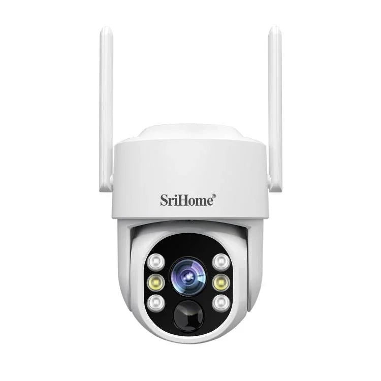 SriHome DH005 4MP 2K Low Power Consumption Wireless Security Camera System with Solar Panel - Trustpick