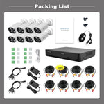SriHome NVS008 - AHD006 2MP HD 8 - CH XVR NVR Camera Network Video Recorder Kit - Trustpick