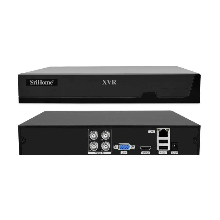 SriHome NVS008 - AHD030 2MP HD 4 - CH XVR NVR Camera Network Video Recorder Kit - Trustpick
