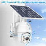 T16 1080P Full HD 4G (EU Version) Network Monitoring Solar Powered Camera, Support PIR + Radar Alarm, Night Vision, Two Way Audio, TF Card - Trustpick
