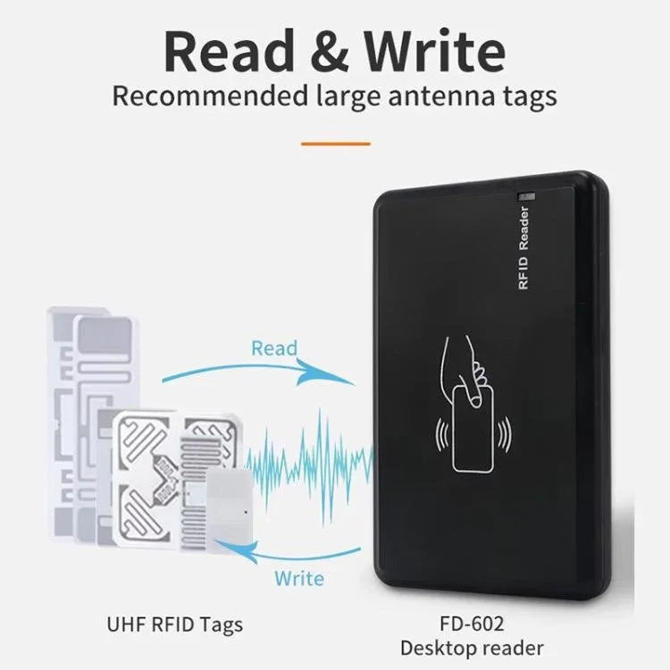 UHF RFID Desktop Reader / Writer Dual - Mode Output Electronic Tag Writer - Trustpick