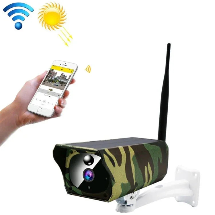 VESAFE VS - Y4 1080P HD Battery Solar WiFi IP Camera, Support PIR Motion Detection & Infrared Night Vision & TF Card(64GB Max) - Trustpick