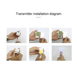 VOYE V015F Home Music Remote Control Wireless Doorbell with 38 Polyphony Sounds - Trustpick