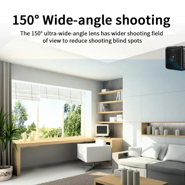 X6D 720P Wireless Home Mini Surveillance Camera, Support Infrared Night Vision & Motion Detection & TF Card - Trustpick